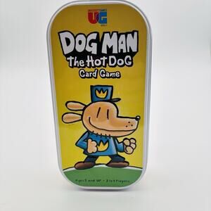 University Games Dog Man The Hotdog Card Game in a Tin. Complete. VG Condition.